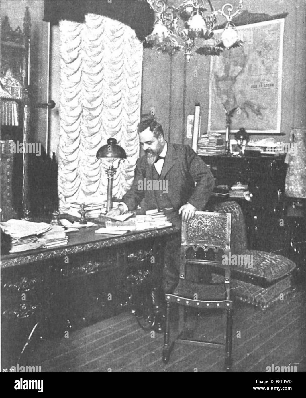 38 Antonio García Alix, Ministro de Instrucción Pública de Compañy Foto Stock