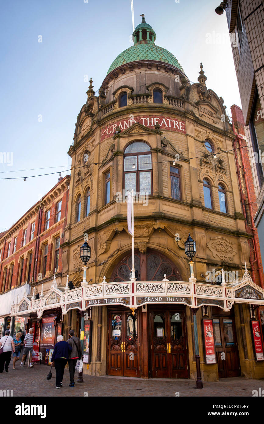 Regno Unito, Inghilterra, Lancashire, Blackpool, chiesa St, Grand Theatre " Teatro Nazionale di varietà, da Frank Thatcham Foto Stock