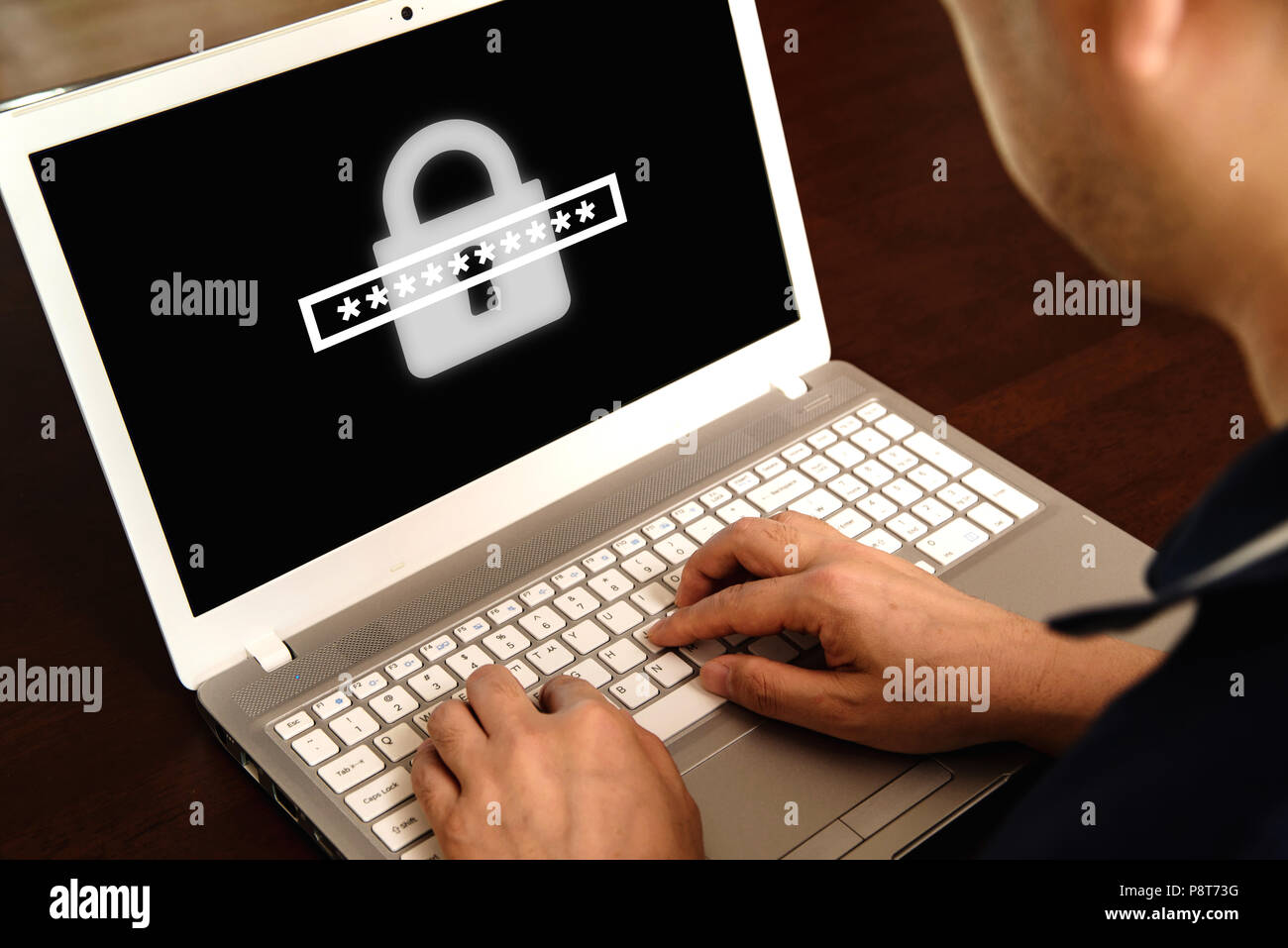 Cyber security concept Foto Stock