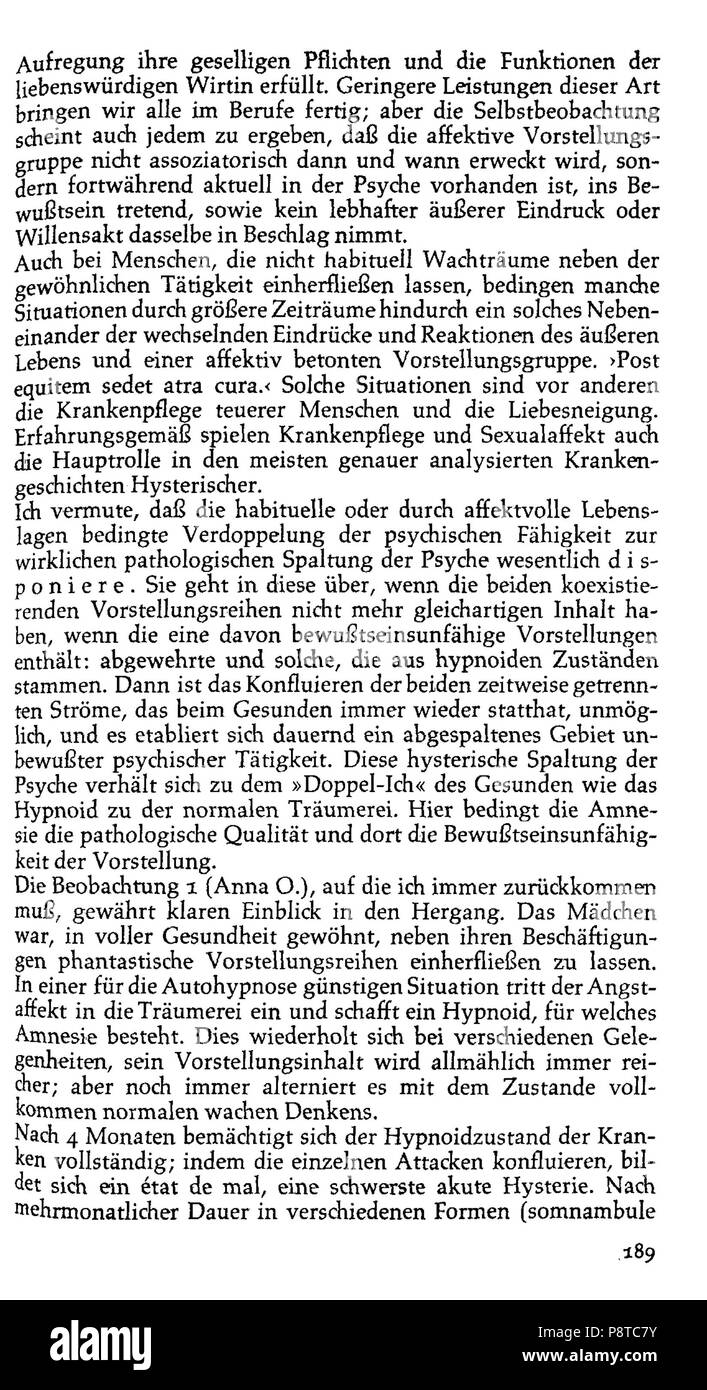 69 Breuer Anna O 189 Foto Stock