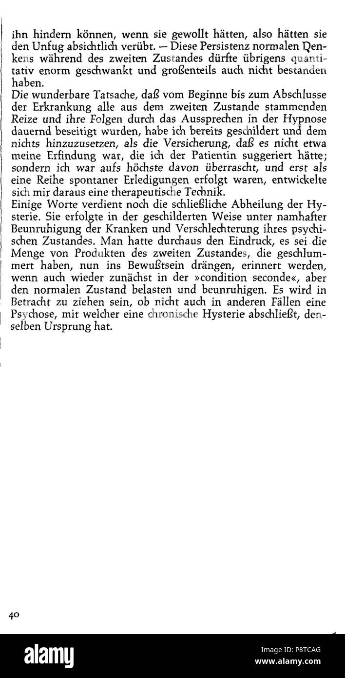 69 Breuer Anna O 40 Foto Stock