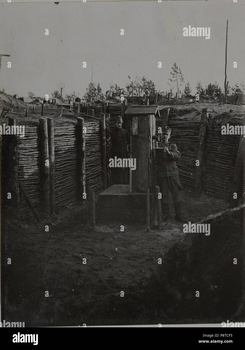 . 70 Brunnen in der Schwarmlinie der 11. Kompanie des Infanterieregiments 84 (BildID 15444770) Foto Stock