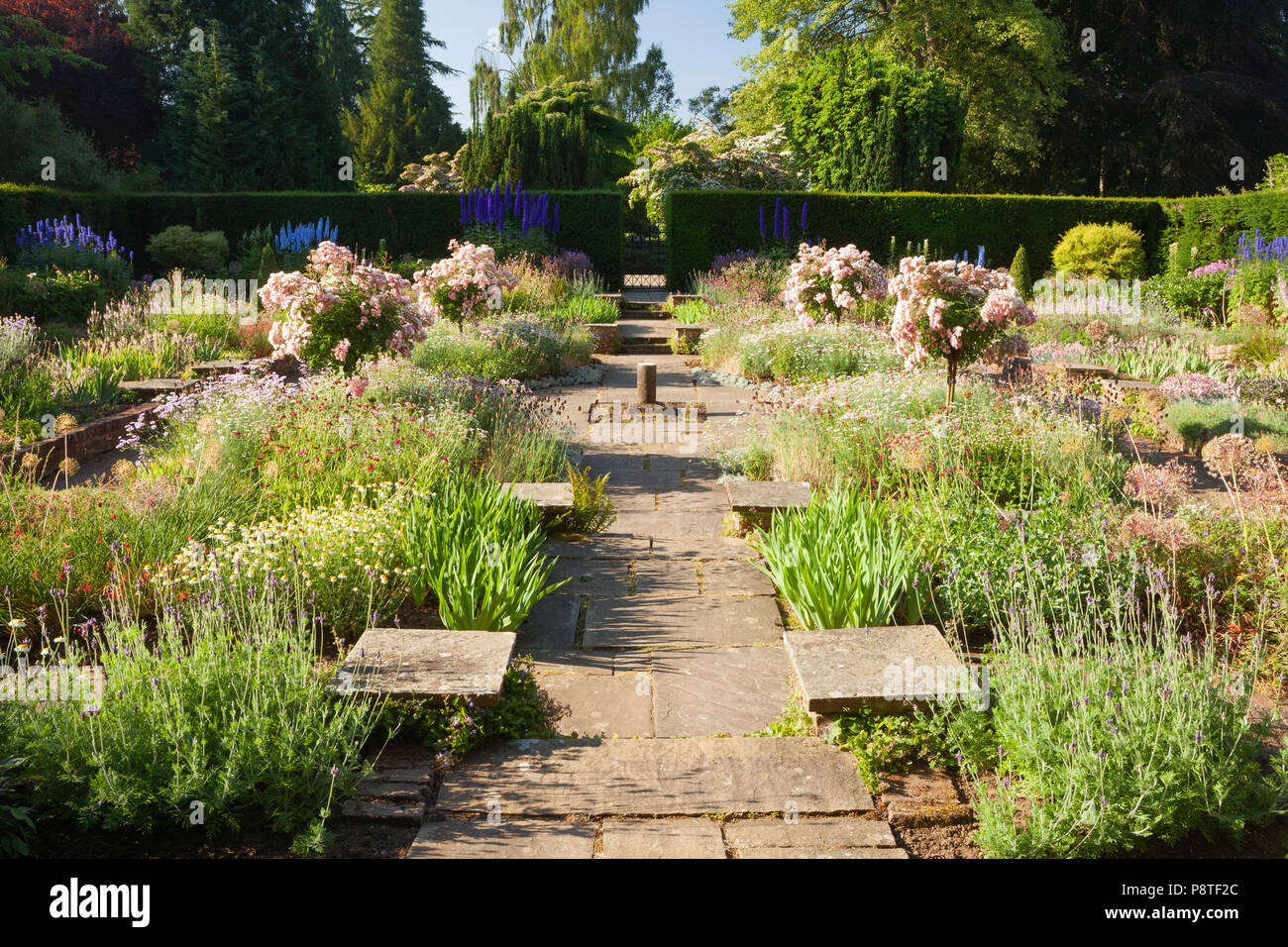 Newby Hall e giardini, Ripon, North Yorkshire, Regno Unito. Estate, luglio 2018. Foto Stock