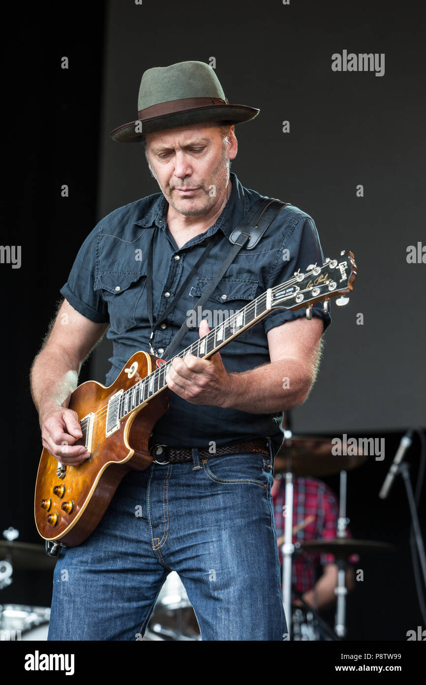 Grande Tew, Oxfordshire, Regno Unito. 13 luglio 2018. Danny e i campioni del mondo si esibisce dal vivo al 2018 Cornbury Festival, grande Tew, Oxfordshire Credito: Giovanni Lambeth/Alamy Live News Foto Stock