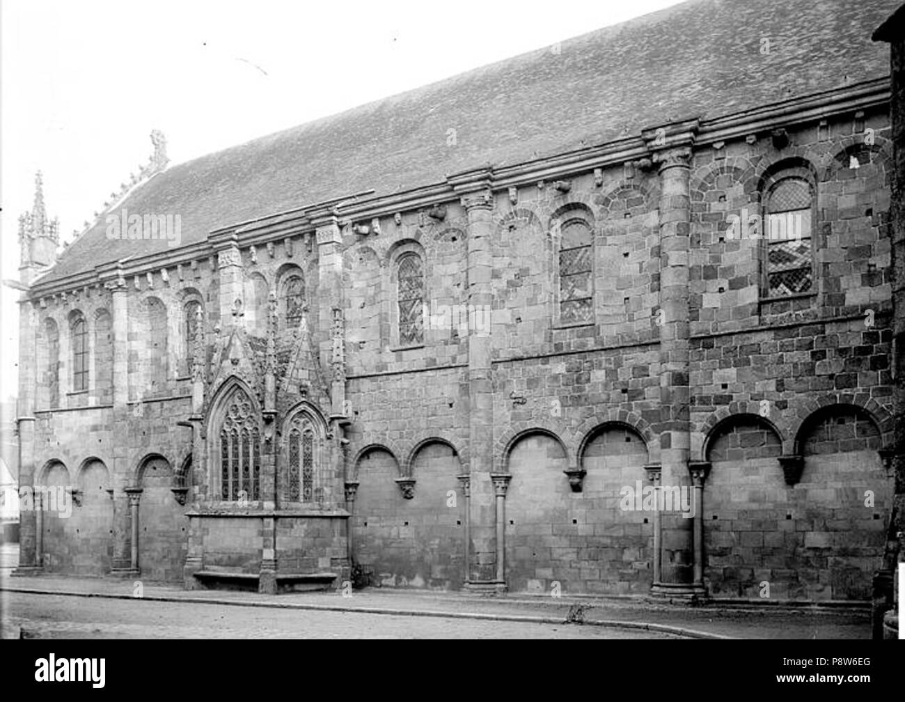 51 Basilique Saint-Sauveur de Dinan (Côtes d'Armor), facciata sud Sap01 mh p033336 Foto Stock