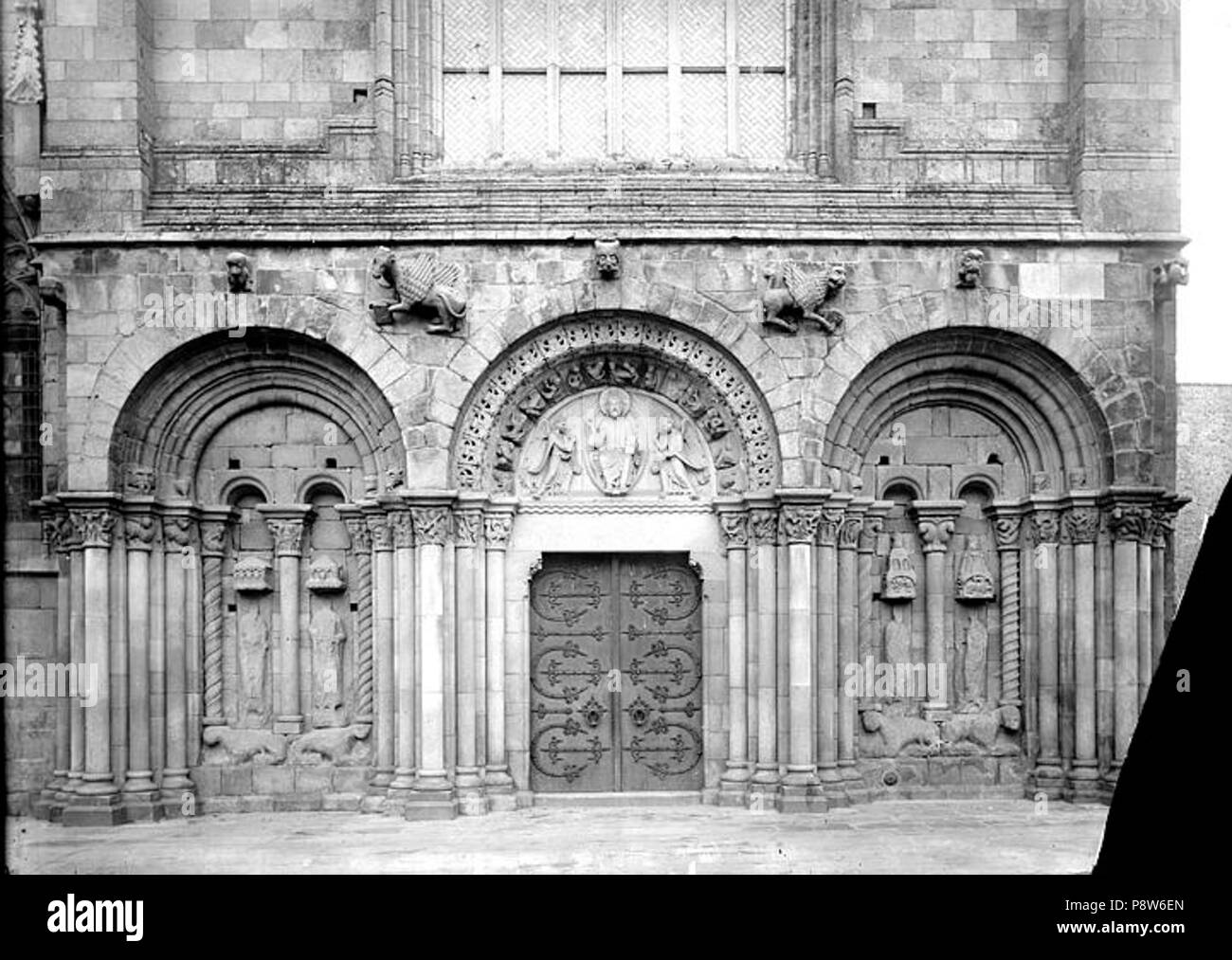51 Basilique Saint-Sauveur de Dinan (Côtes d'Armor), portails occidentaux Sap01 mh p033337 Foto Stock