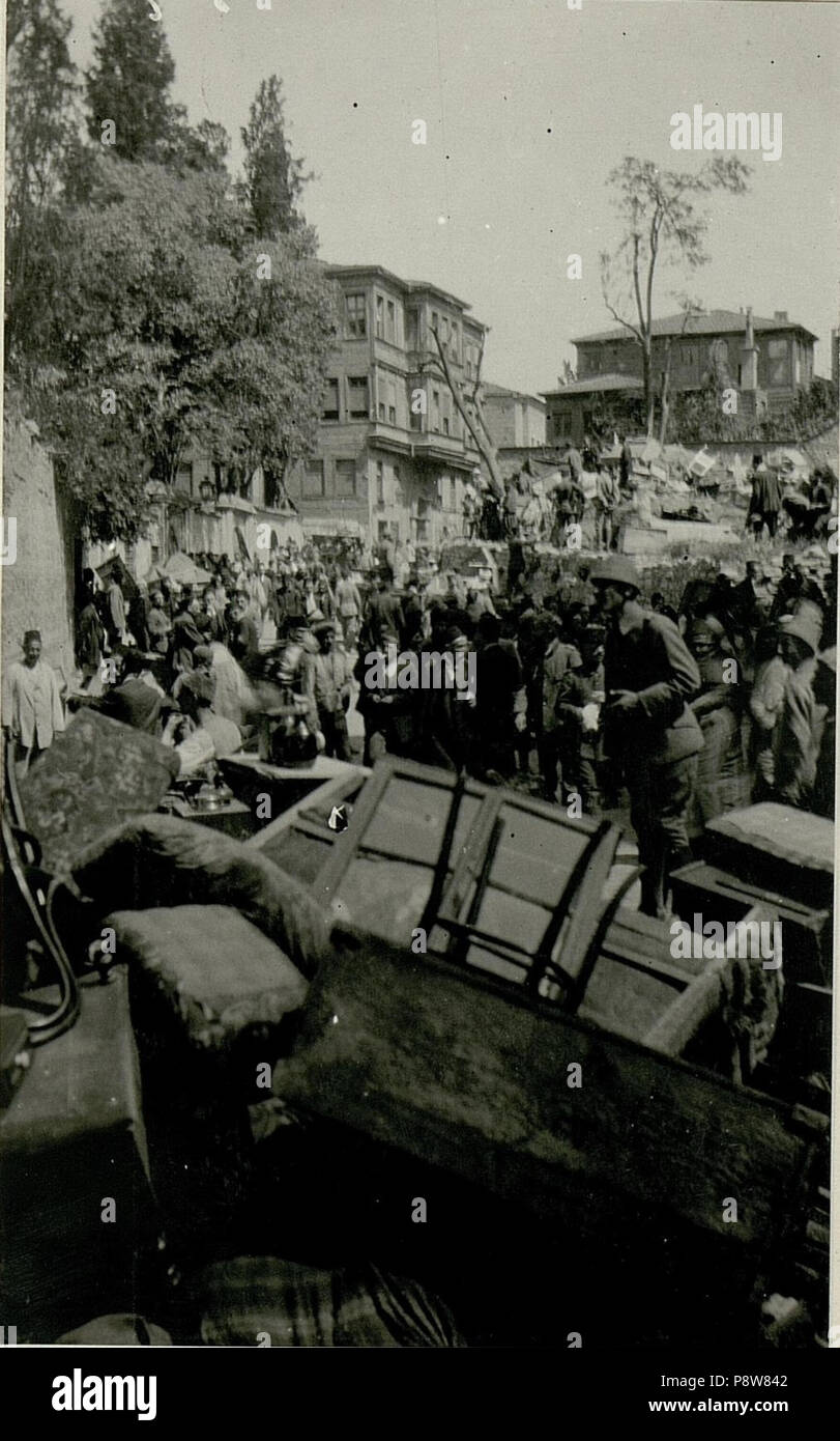 . 59 Bilder vom Riesenbrand in Stambul. (Agosto 1918). (BildID 15675585) Foto Stock