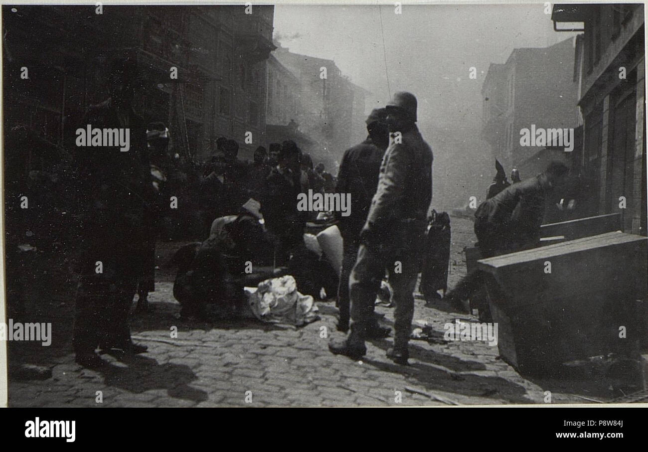 . 59 Bilder vom Riesenbrand in Stambul. (Agosto 1918). (BildID 15675676) Foto Stock