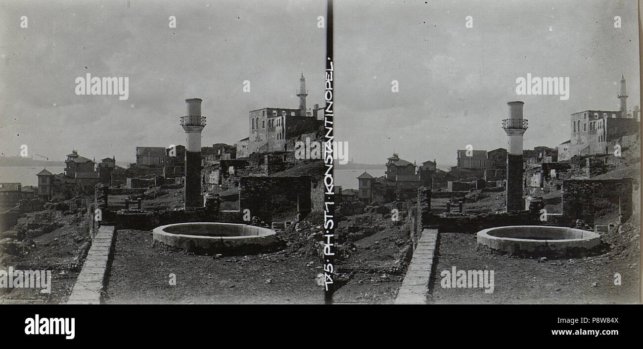 . 59 Bilder vom Riesenbrand in Stambul. (Agosto 1918). (BildID 15675711) Foto Stock
