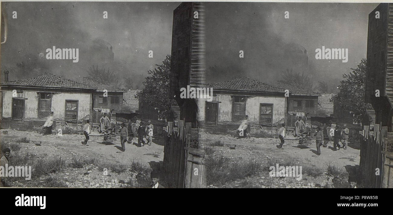 . 59 Bilder vom Riesenbrand in Stambul. (Agosto 1918). (BildID 15675725) Foto Stock