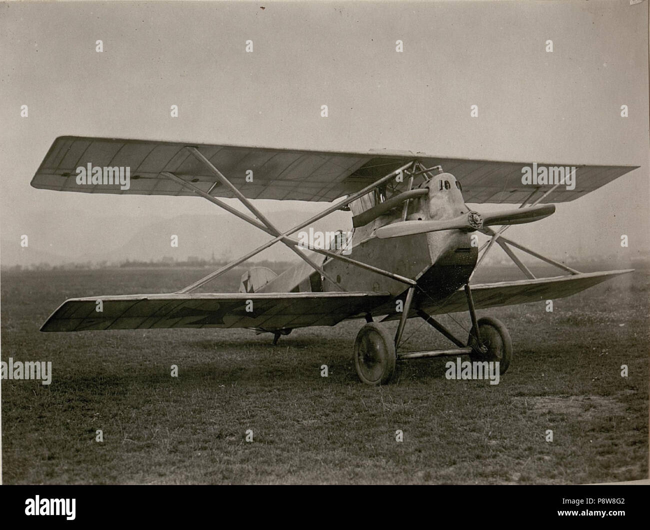 . 440 Oblt.Leop.Urban mit Kampfeinsitzer. (13-9.1917.) (BildID 15802176) Foto Stock