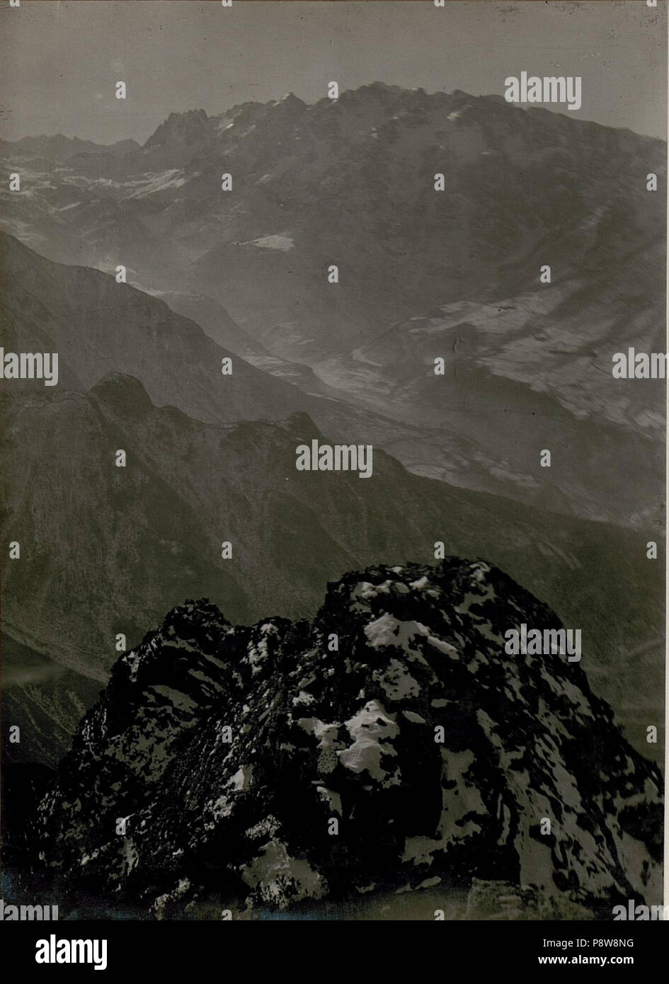 . 60 Blick auf die lit.Feldwache am Corno. (BildID 15511895) Foto Stock