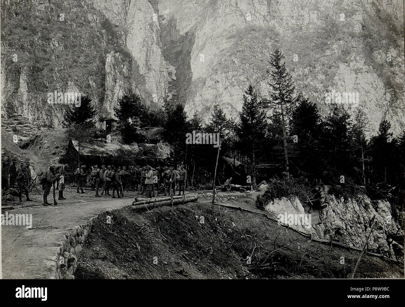 66 Borcolopass. Italienischer 28cm Mörser. (BildID 15639522) Foto Stock