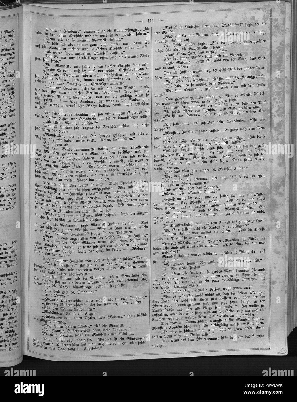 . 129 Die Gartenlaube (1859) 111 Foto Stock