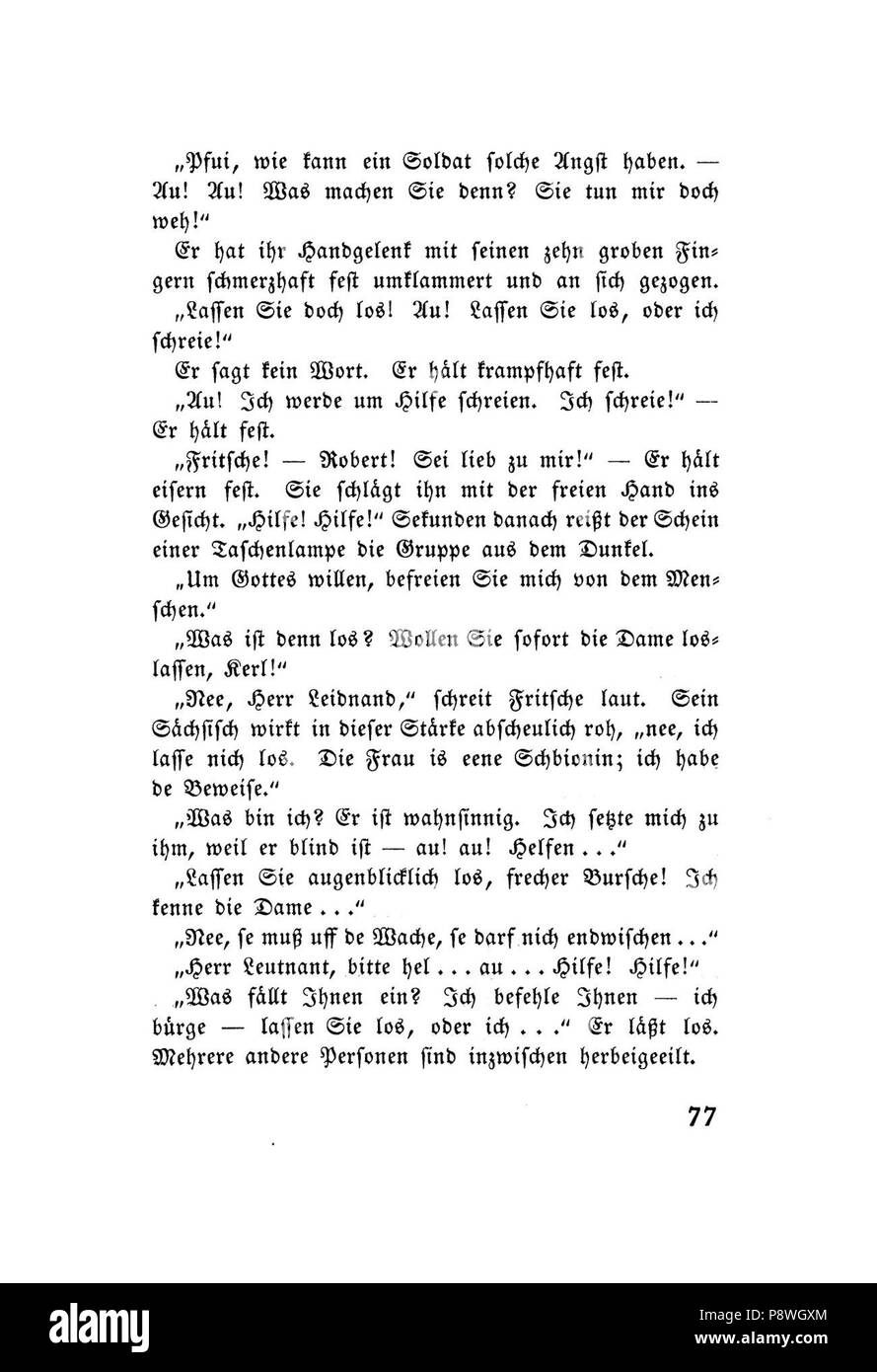 . 259 Die Woge (Ringelnatz) 077 Foto Stock