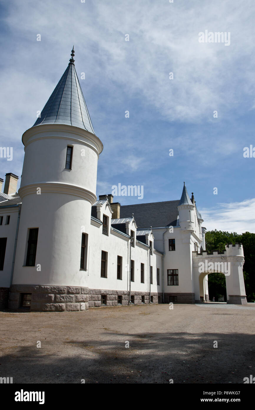 Il vecchio castello, Alatskivi, Estonia Foto Stock