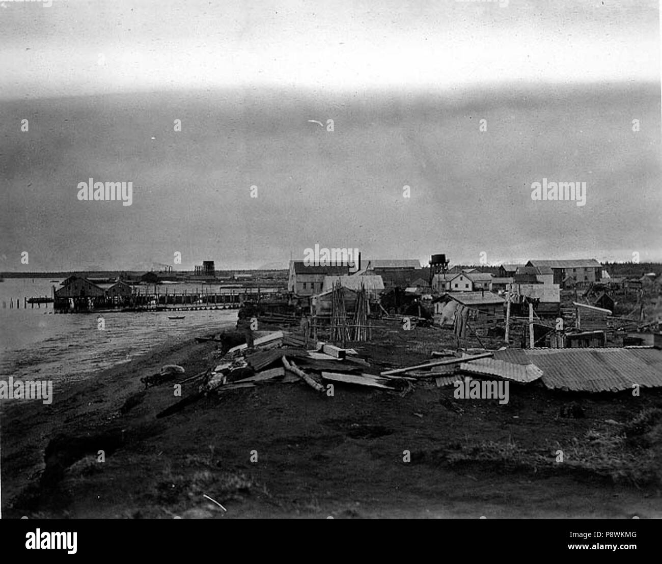 . 73 conservifici a Nushagak, Alaska, 1917 (Cobb 270) Foto Stock