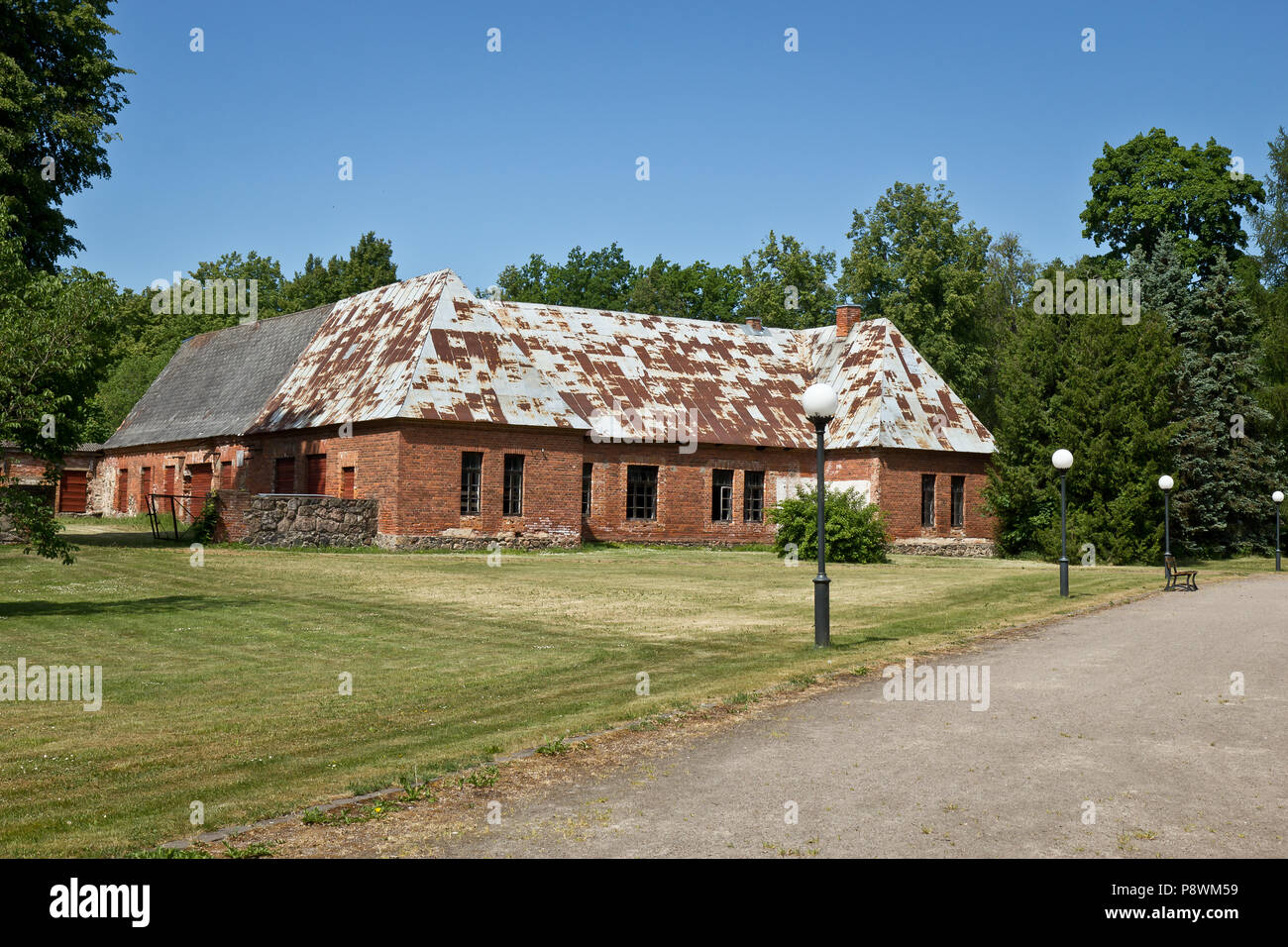 Old Park, Alatskivi, Estonia Foto Stock