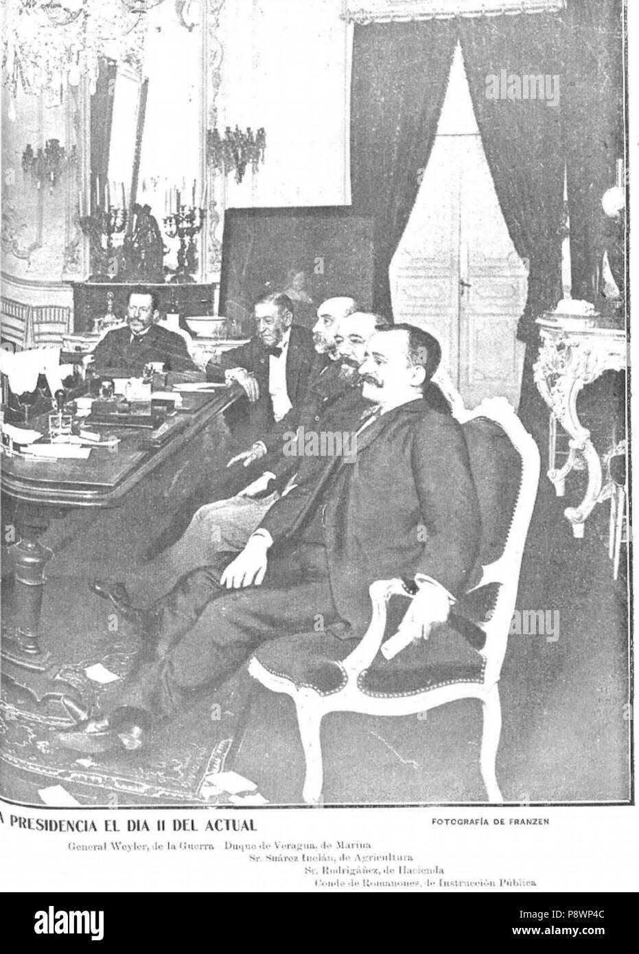 . 83 Consejo de Ministros parte II, de Franzen Foto Stock