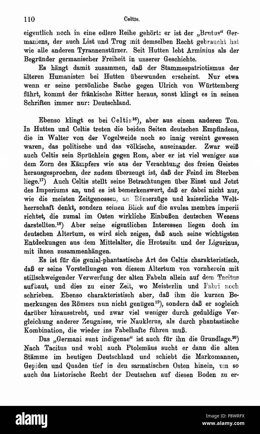 . 94 De Geschichtsauffassung 110 Foto Stock