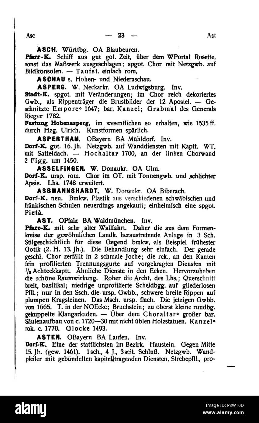 95 De Handbuch der deutschen Kunstdenkmäler III 038 Foto Stock