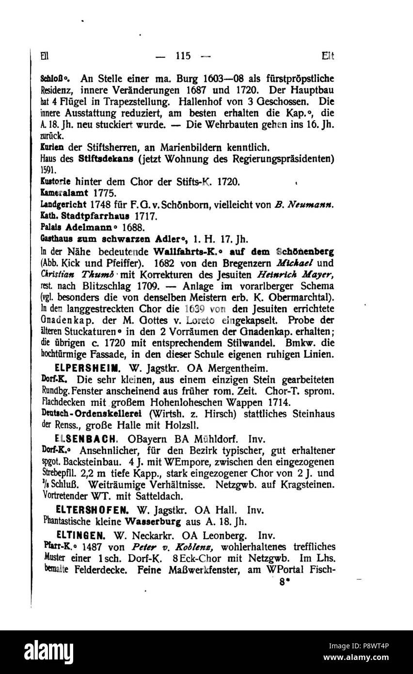 95 De Handbuch der deutschen Kunstdenkmäler III 130 Foto Stock