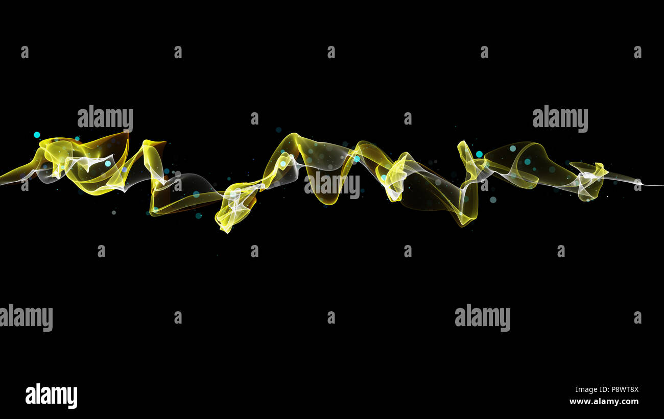 Particella di ballo sfondo astratto, particelle incandescenti modello di polvere, fumo colorato, colorato polvere, polvere dello sfondo. Foto Stock