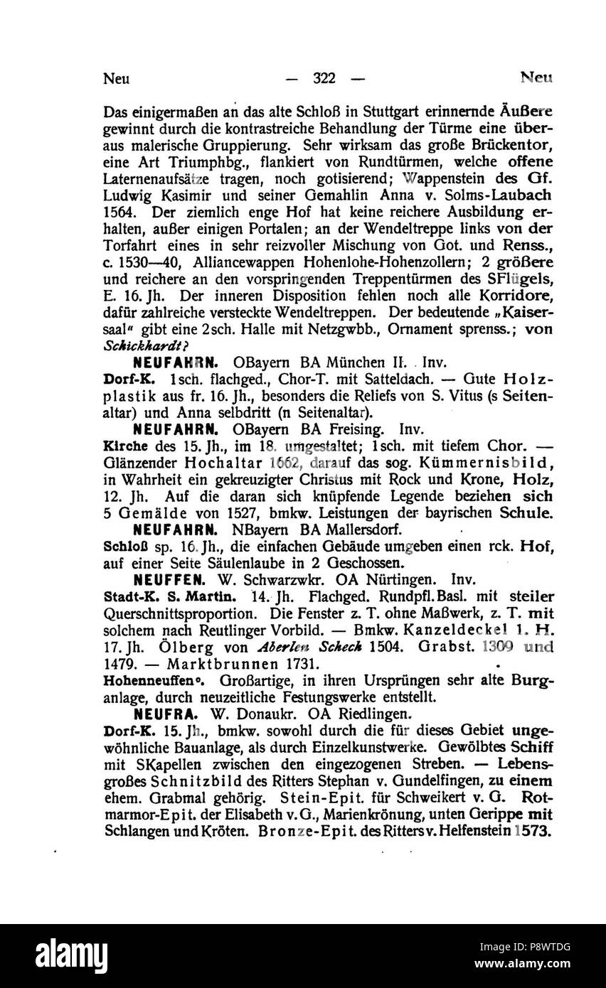 96 De Handbuch der deutschen Kunstdenkmäler III 337 Foto Stock