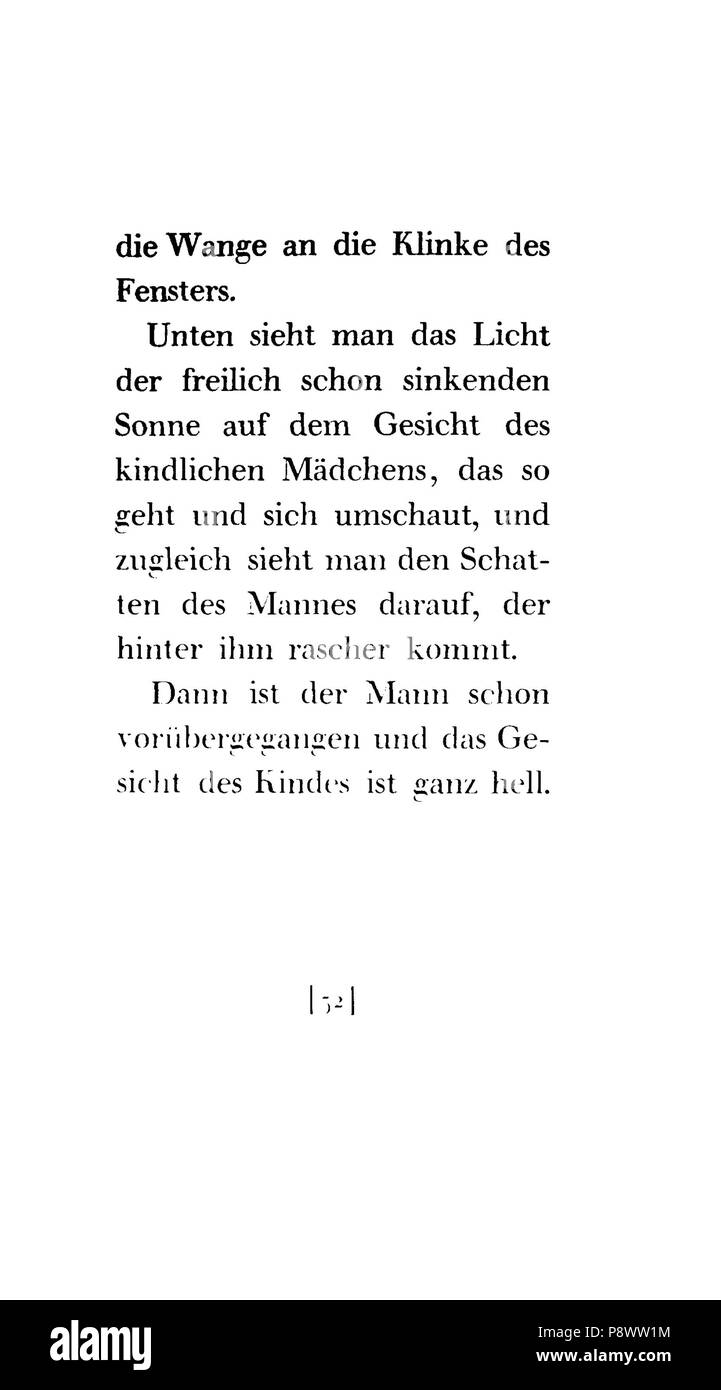 98 De Kafka Betrachtung 052 Foto Stock