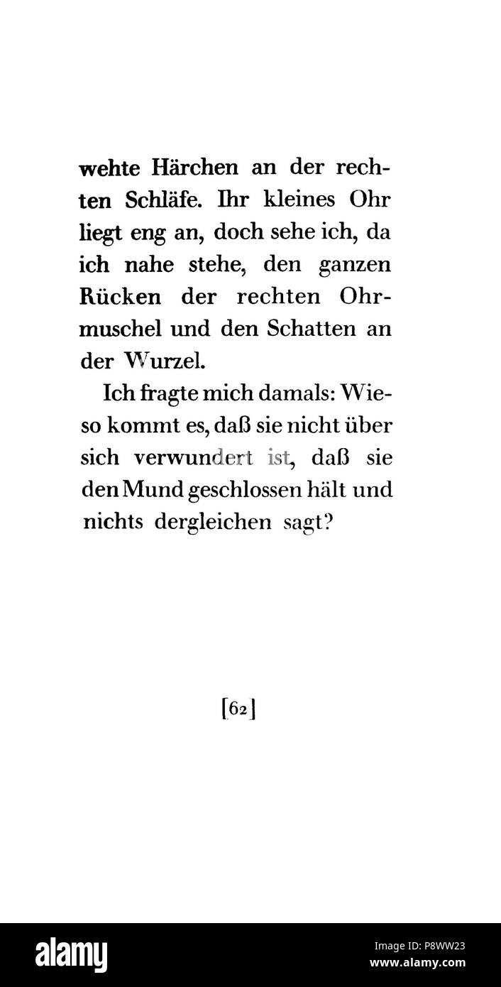 98 De Kafka Betrachtung 062 Foto Stock