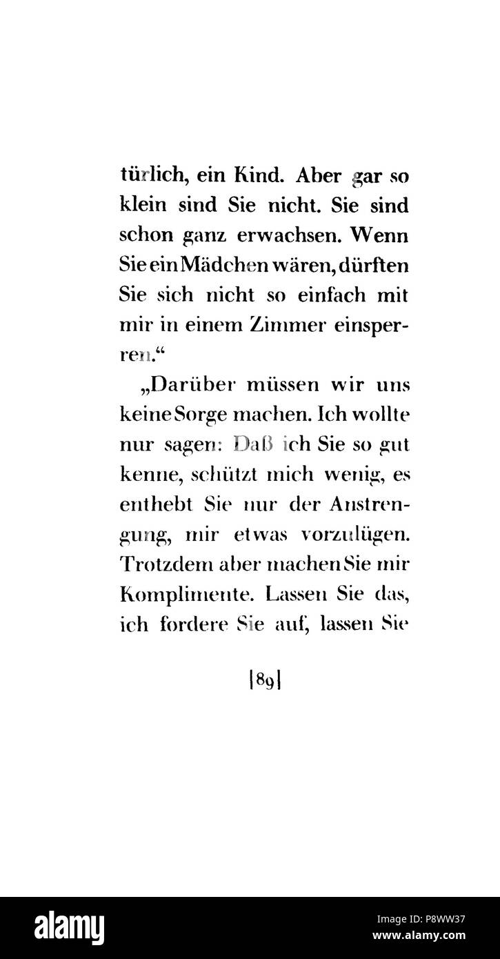 98 De Kafka Betrachtung 089 Foto Stock