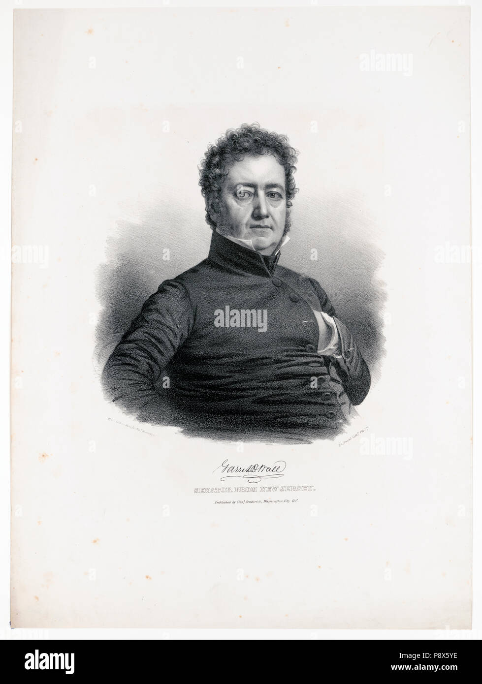 Garret D. parete, senatore da New Jersey 1835-1841 ca Foto Stock
