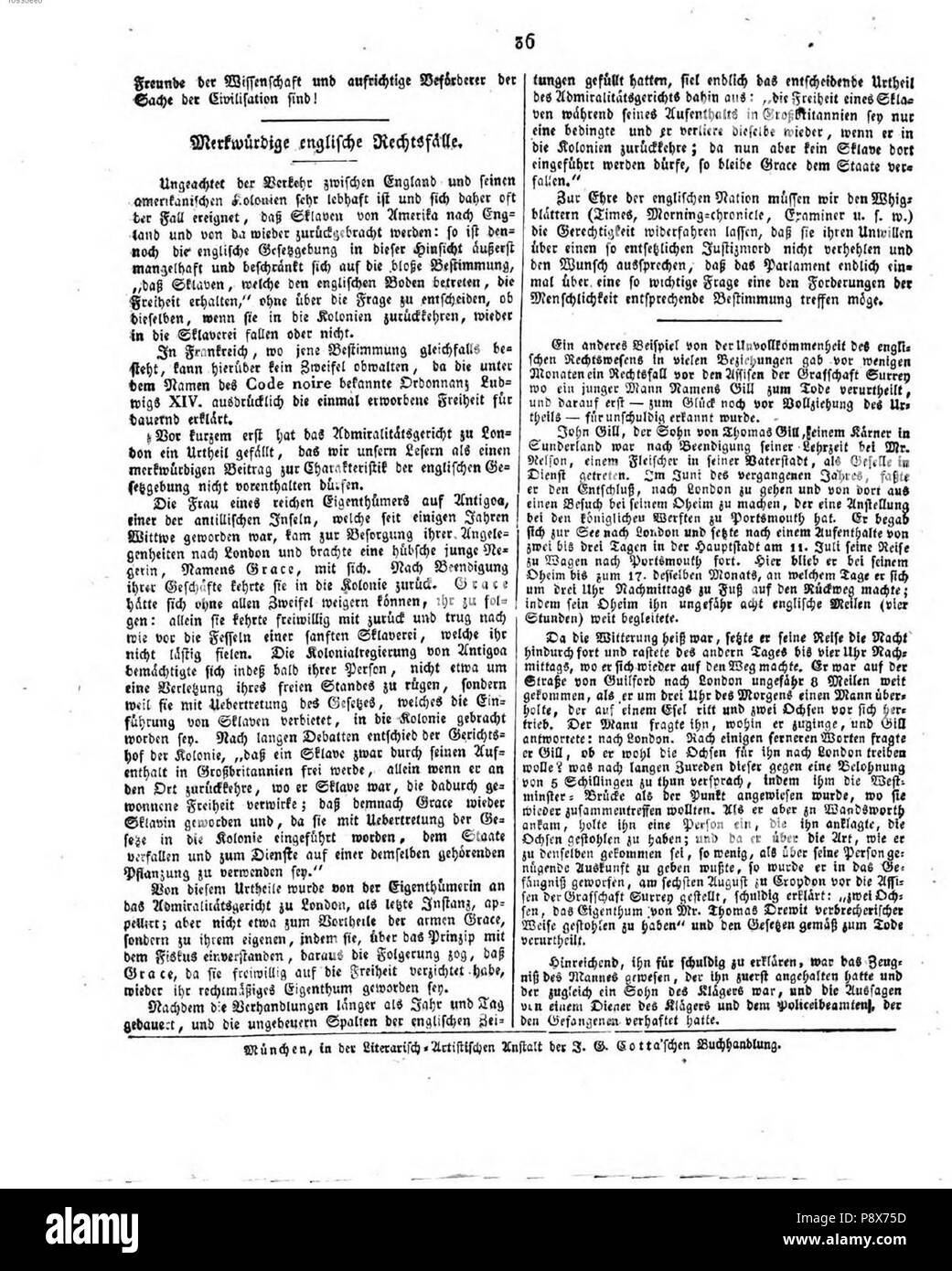 . 87 Das Ausland (1828) 043 Foto Stock