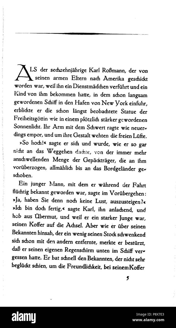 89 De Der Heizer. Ein Fragment 05 Foto Stock