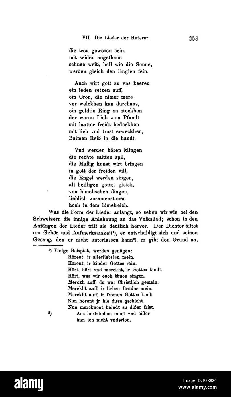 90 De Die Lieder der Wiedertäufer (Wolkan) 275 Foto Stock