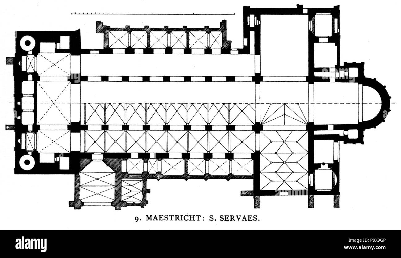 . 106 Dehio 47 Maestricht S Servaes Foto Stock