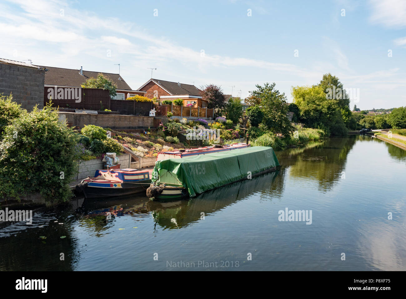 Stourbridge Canal. West Midlands. Regno Unito Foto Stock