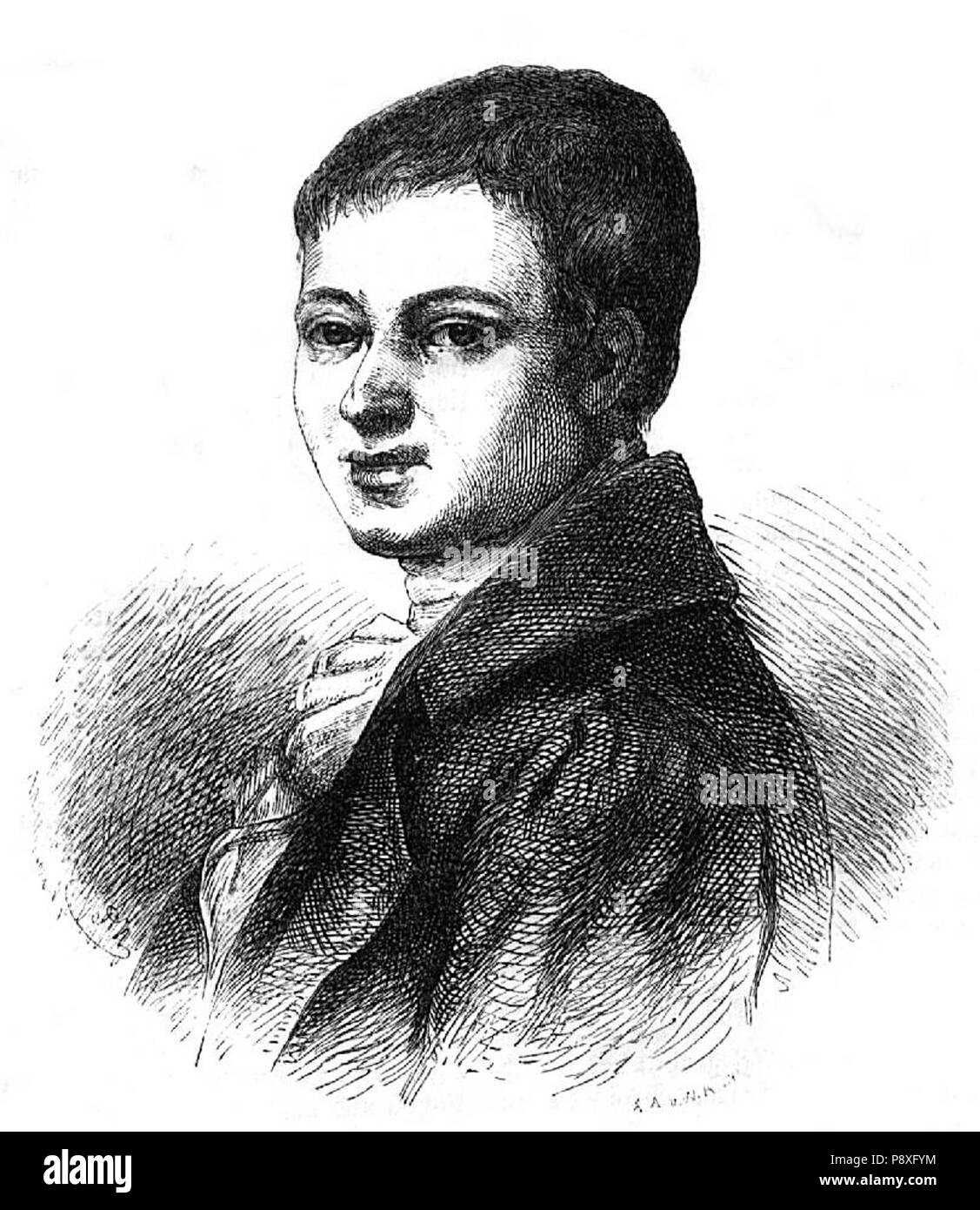 . 128 Die Gartenlaube (1858) b 221 Foto Stock