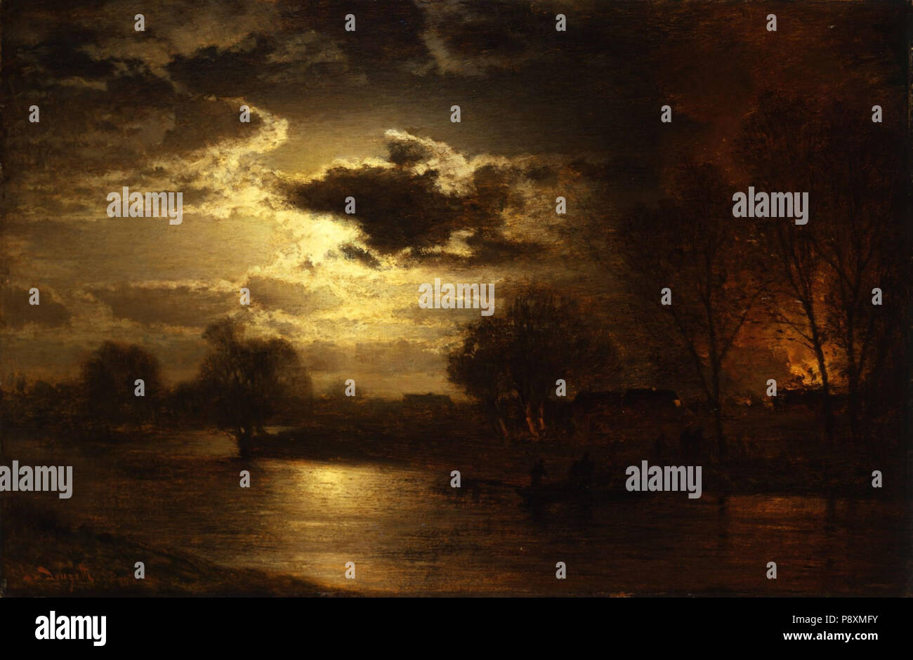 . 261 Louis Douzette - Das Feuer Foto Stock