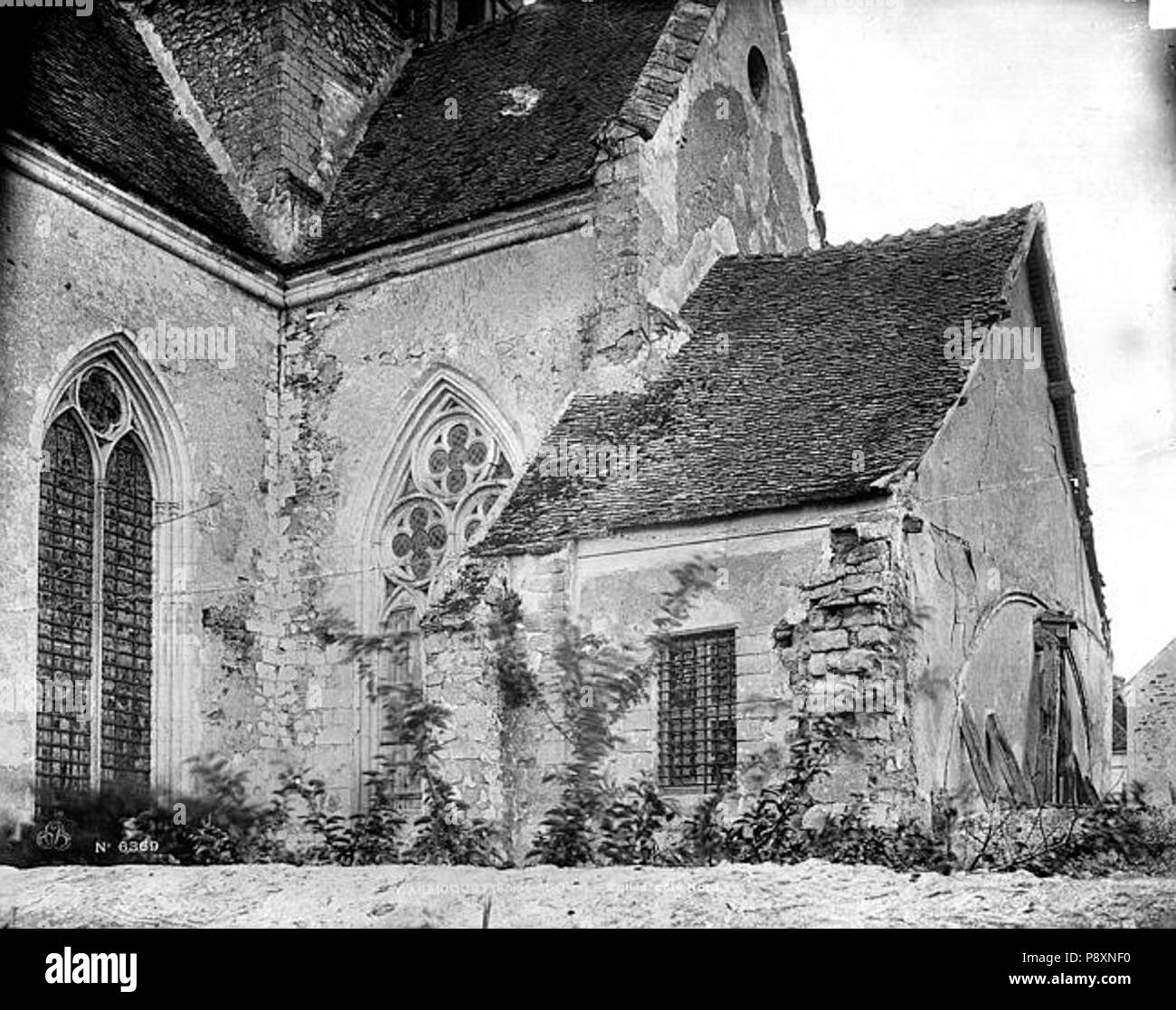 269 Eglise Sainte-Anne-de-Gassicourt - transetto nord - Mantes-la-Jolie - Médiathèque de l'architecture et du patrimoine - APMH00006369 Foto Stock