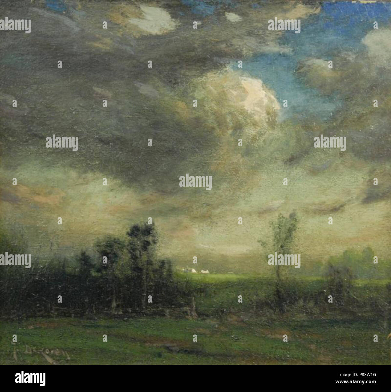 . 289 Franklin de Haven - paesaggio impressionista Foto Stock