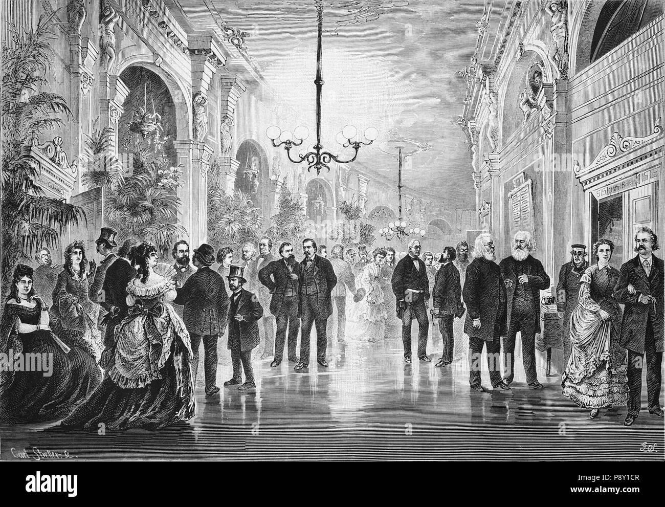 . 169 Die Gartenlaube (1872) b1 161 Foto Stock