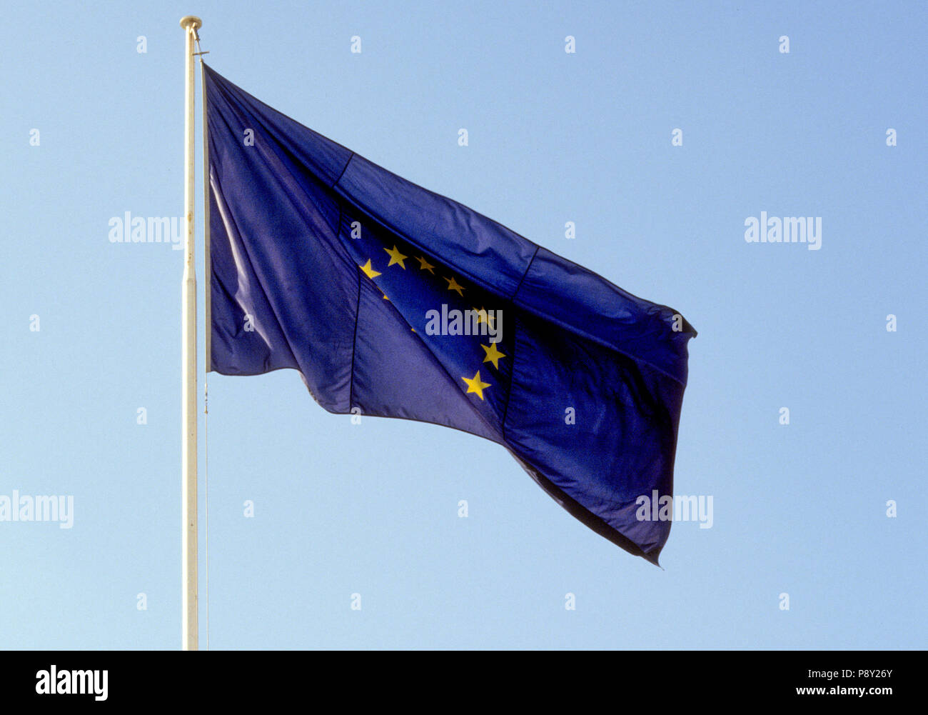 Bandiera dell'UE 2000 Foto Stock
