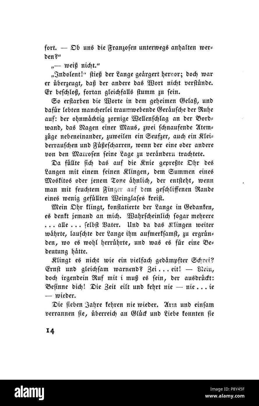 . 258 Die Woge (Ringelnatz) 014 Foto Stock