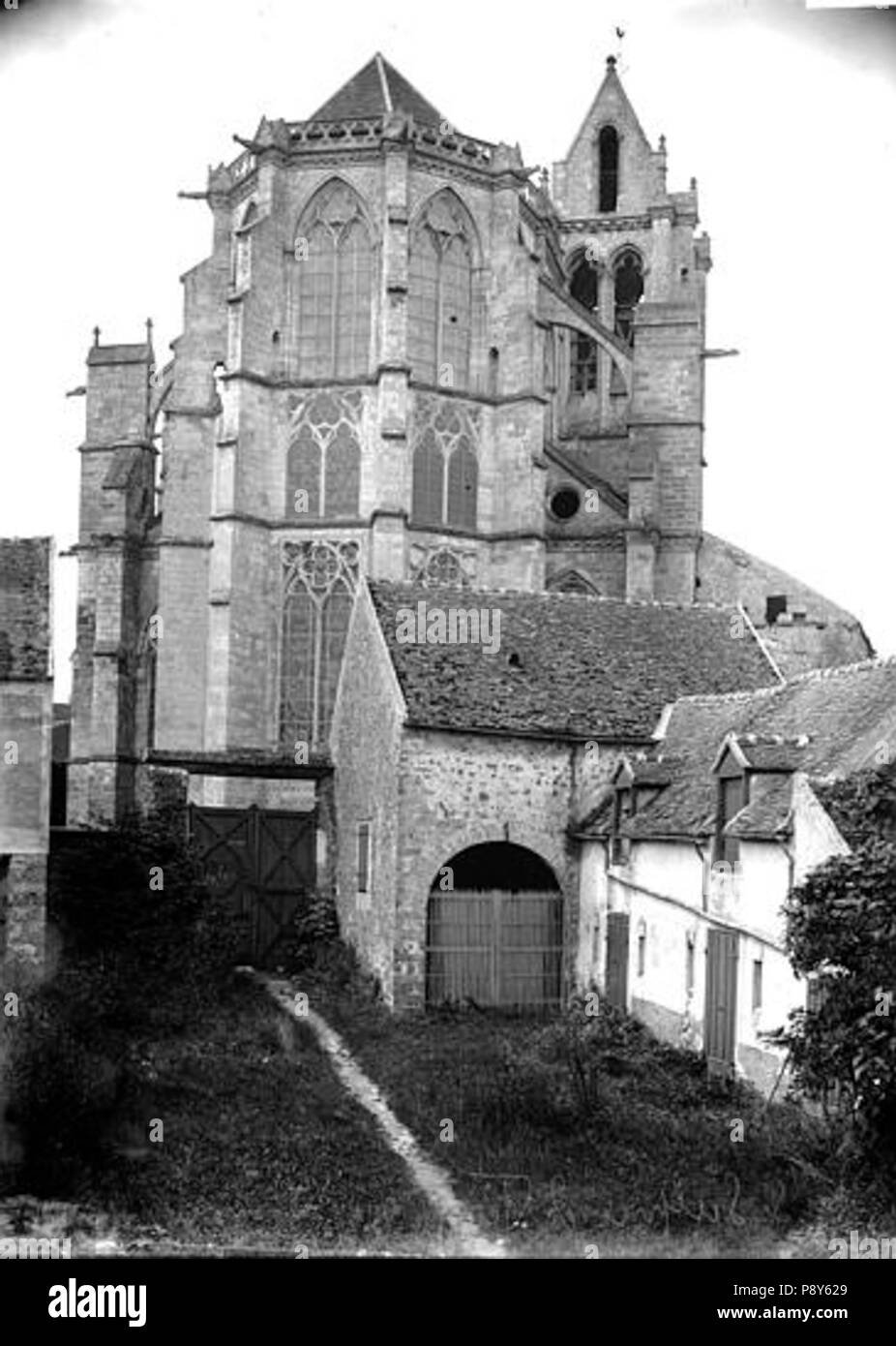 266 Eglise - Ensemble EST - Saint Sulpice-de-Favières - Médiathèque de l'architecture et du patrimoine - APMH00036044 Foto Stock
