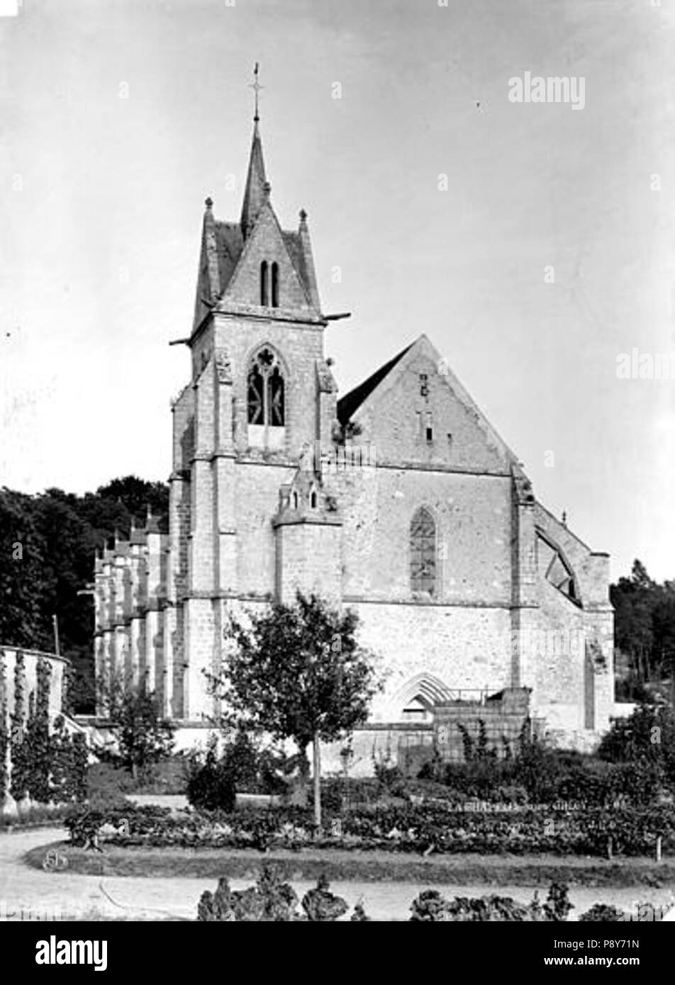 267 Eglise de la Chapelle-sur-Crécy - Facciata ouest - Crécy-la-Chapelle - Médiathèque de l'architecture et du patrimoine - APMH00010236 Foto Stock