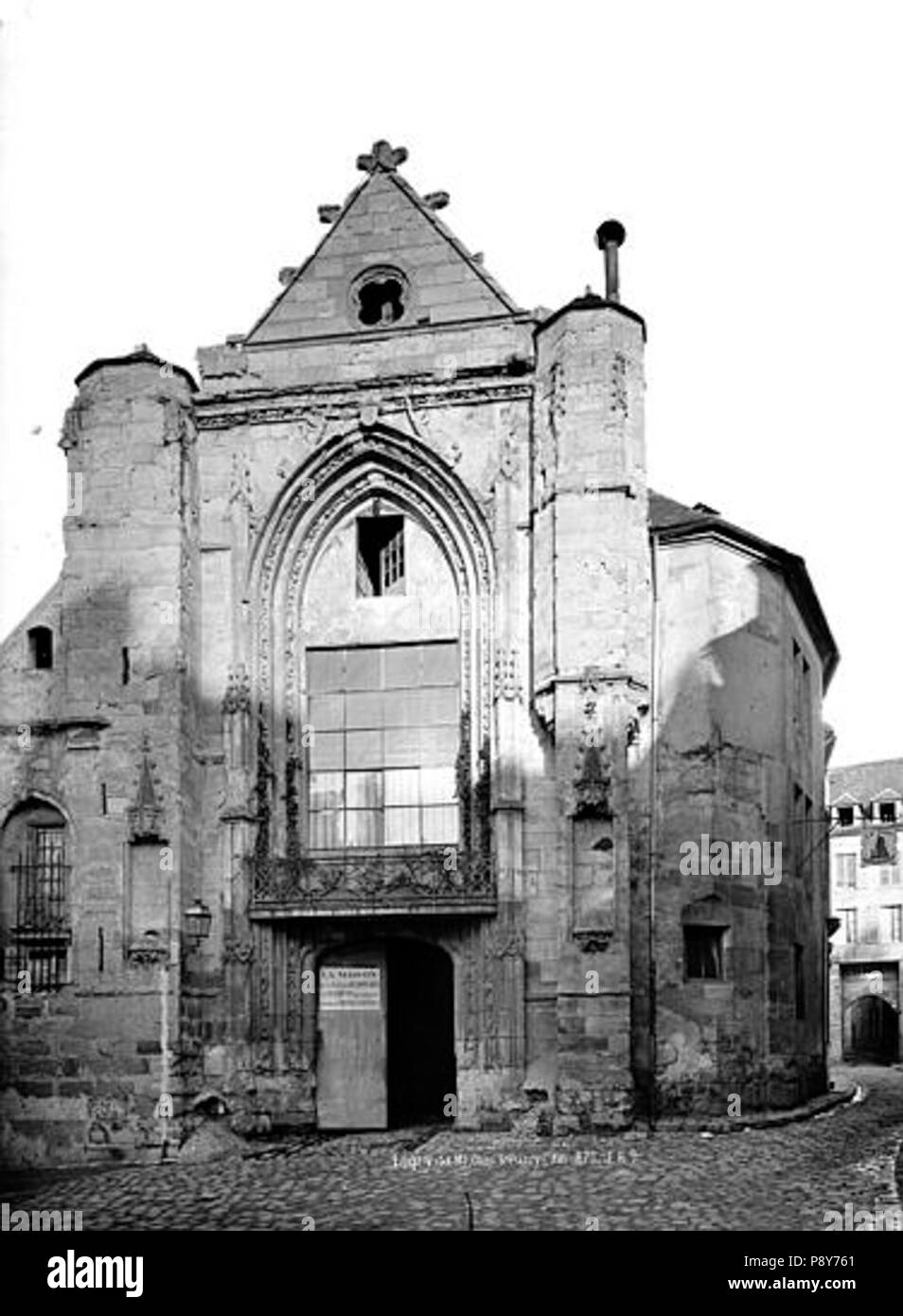 268 Eglise Notre-Dame-des-Ardents et Saint-Pierre - Facciata ouest - Lagny-sur-Marne - Médiathèque de l'architecture et du patrimoine - APMH00006418 Foto Stock