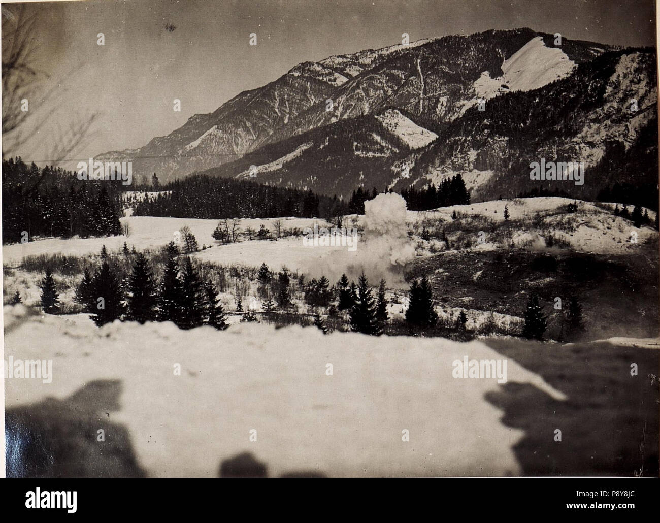 . 280 esplosione einer 28cm miniera (BildID 15496815) Foto Stock