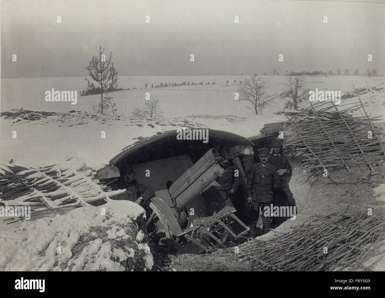 . 283 Feldhaub. 10cm. Kol. Michalowka. (BildID 15692812) Foto Stock