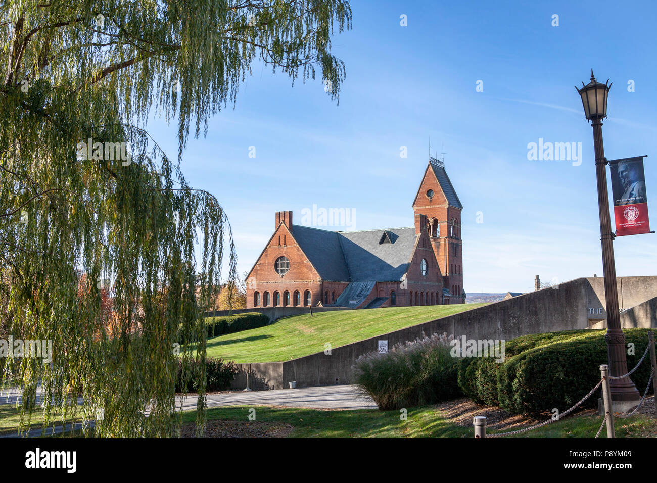 Barnes Hall, Cornell University, Ithaca, New York, Stati Uniti d'America Foto Stock